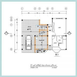 Map of a 140-meter duplex villa with parking - Image 6