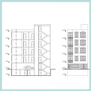 Architectural plan 16*8 north - Image 3