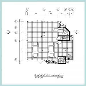 Map of a 170-meter duplex villa with parking - Image 6