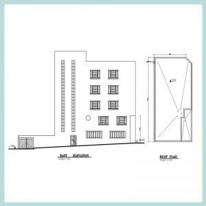 Architectural plan 17x8 south-west-2 corner - Image 5