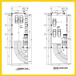 Architectural plan 17x8 south-west-2 corner - Image 4