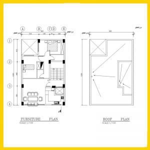 Architectural plan 12*8 north - Image 4