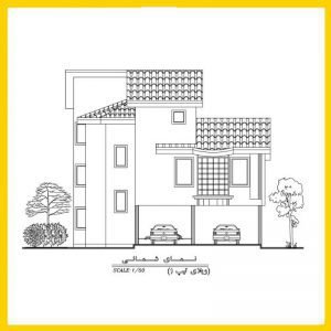 Map of a 170-meter duplex villa with parking - Image 5