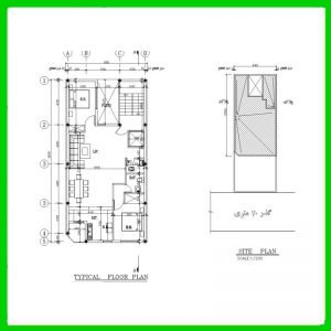 Architectural plan 16*8 north