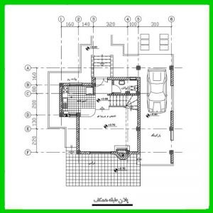 80 meter villa map with parking