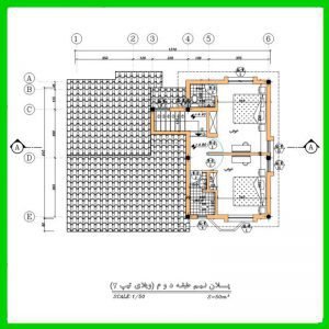 Map of a 140-meter duplex villa with parking - Image 5