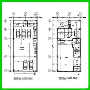 Architectural plan 19*9 north