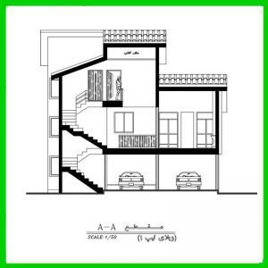 Map of a 170-meter duplex villa with parking - Image 4