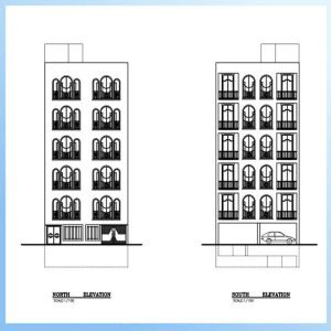 Architectural map 24*10 south - Image 4