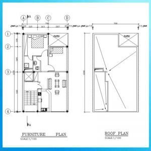 Architectural plan 12*7 north - Image 4