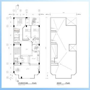 Architectural plan 23*10 north - Image 3