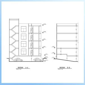 Architectural plan 7*16 south - Image 3