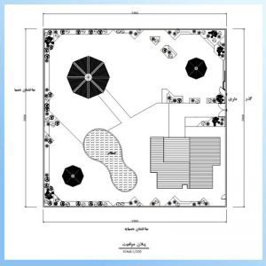 Map of a 120-meter villa with parking - Image 4