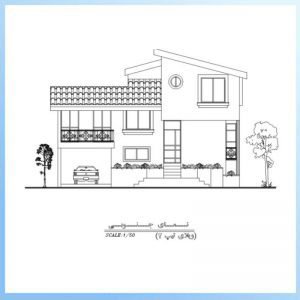 Map of a 140-meter duplex villa with parking - Image 4