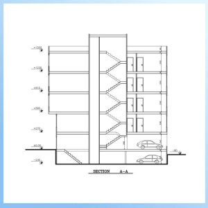 Architectural plan 17*7 north and south - Image 3
