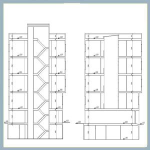 Architectural plan 16x10 south - Image 3