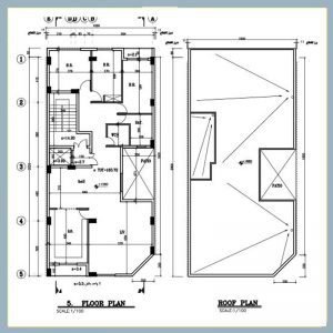 Architectural plan 20*10 south - Image 2