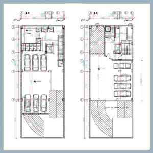 Architectural plan 10*19 North - Image 4