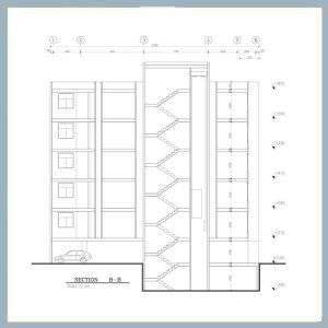 Architectural plan 23*10 north - Image 2