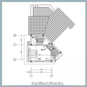 Map of a 110-meter duplex villa - Image 2