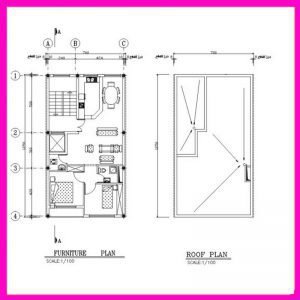 Architectural plan 7*12 South - Image 2