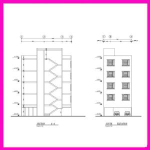 Architectural plan 8*14 north - Image 3