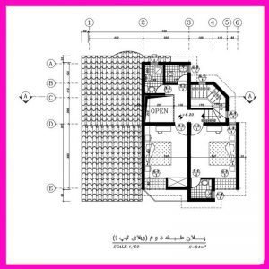Map of a 170-meter duplex villa with parking - Image 2