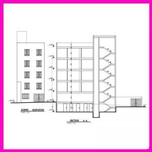 Architectural plan 17x8 south-west-2 corner - Image 3