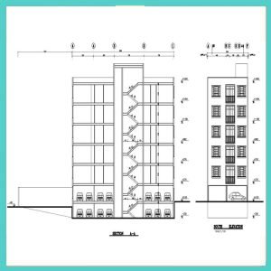 Architectural plan 25 x 10 south - Image 3