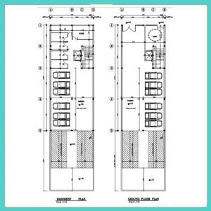 Architectural map 24*10 south - Image 2