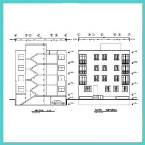 Architectural plan 21*16 north - Image 2