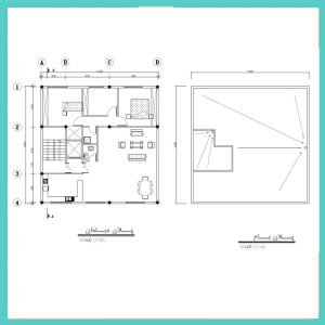 Architectural plan 12x12 south - Image 2