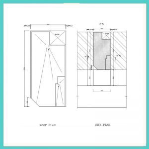 Architectural plan 8*17 north - Image 2