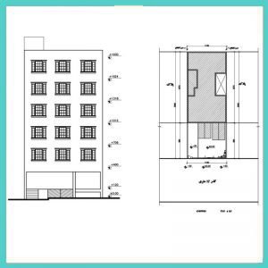 Architectural plan 20*11 north - Image 2