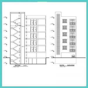 Architectural plan 25*10 north - Image 3