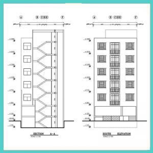 Architectural plan 31*10 north - Image 3
