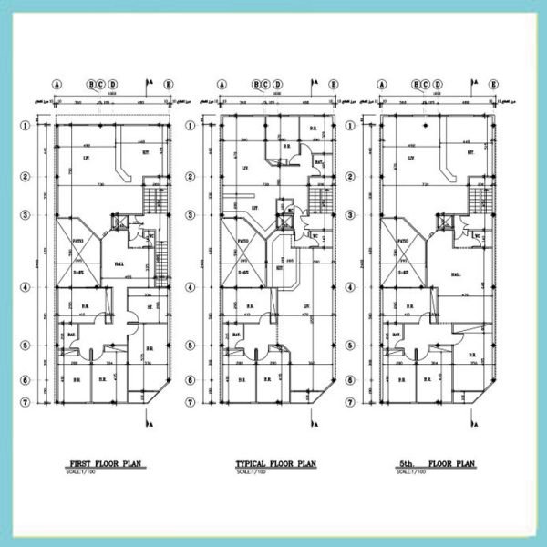 Architectural map 24*10 south