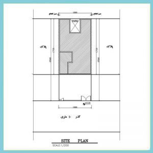 Architectural plan 25*10 north - Image 2