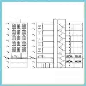 Architectural plan 27*10 north - Image 2