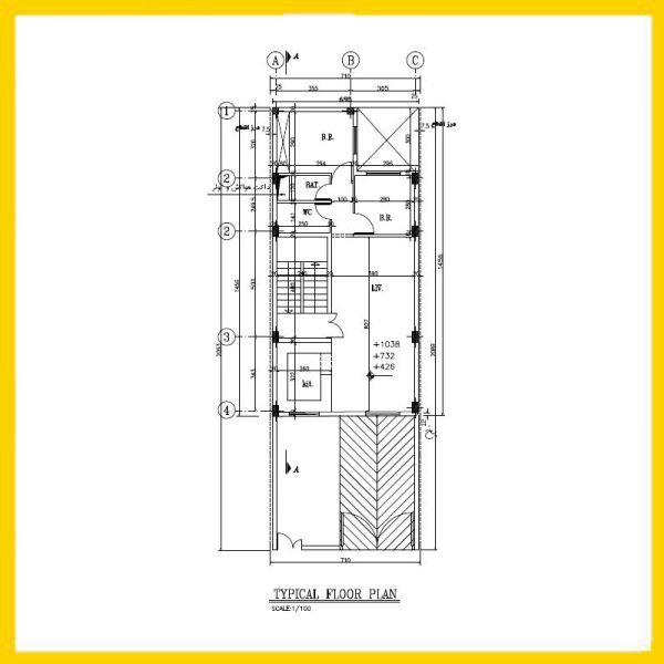 Architectural map 15*7 North