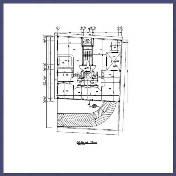 Architectural plan 16*18 North