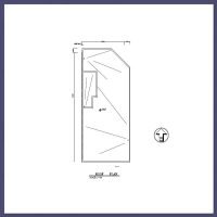 Architectural plan 22x8 two corners - Image 6
