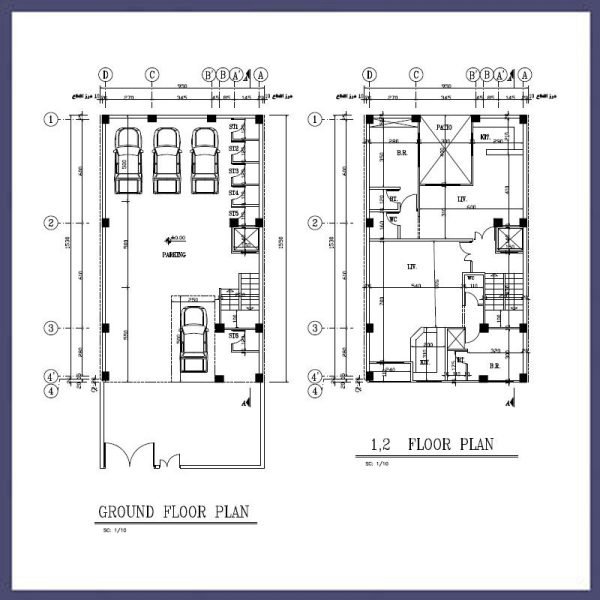 Architectural map 15*9 North