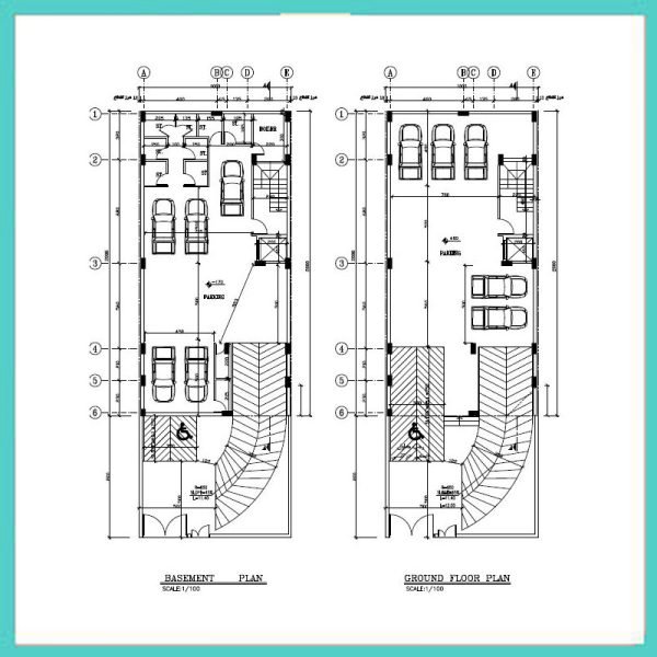 Architectural map 20*10 North