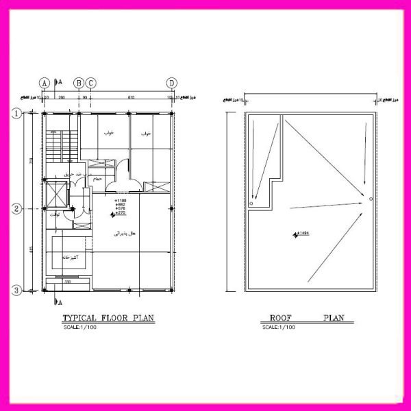 Architectural map 14*10 South