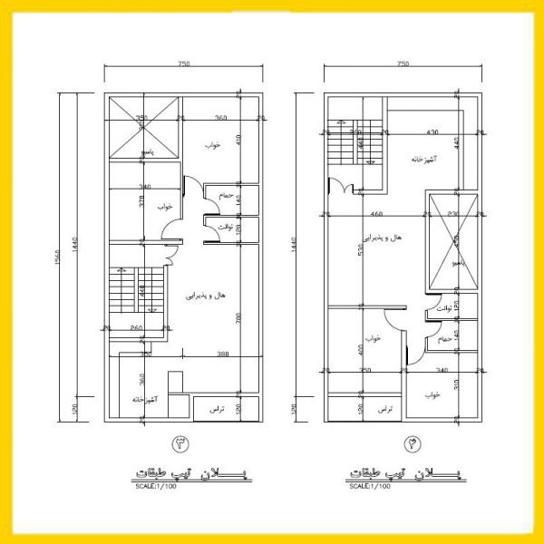 Architectural map 16*7 South