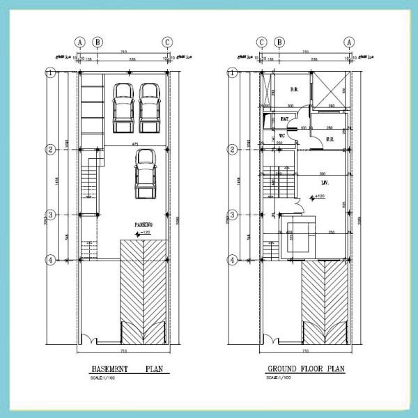Architectural map 15*7 North