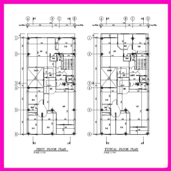 Architectural map 20*10 South