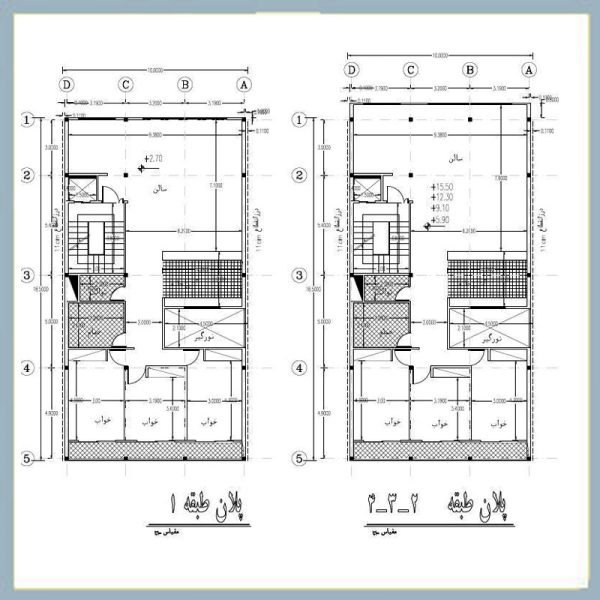 Architectural map 18*10 South