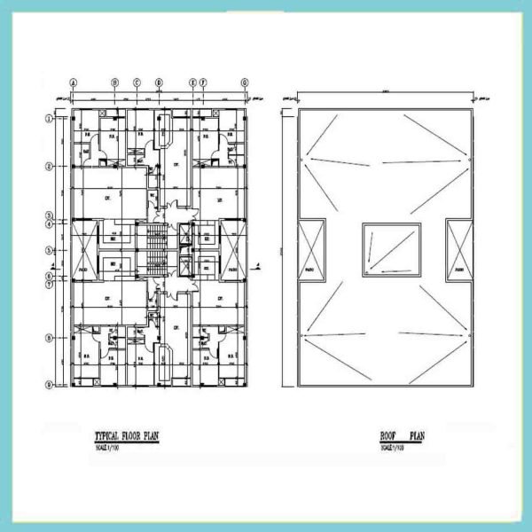 Architectural plan 27*20 South